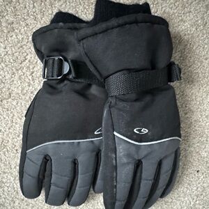 Champion Black and Gray Kids Gloves